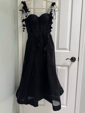 Zimmermann Natura black dress